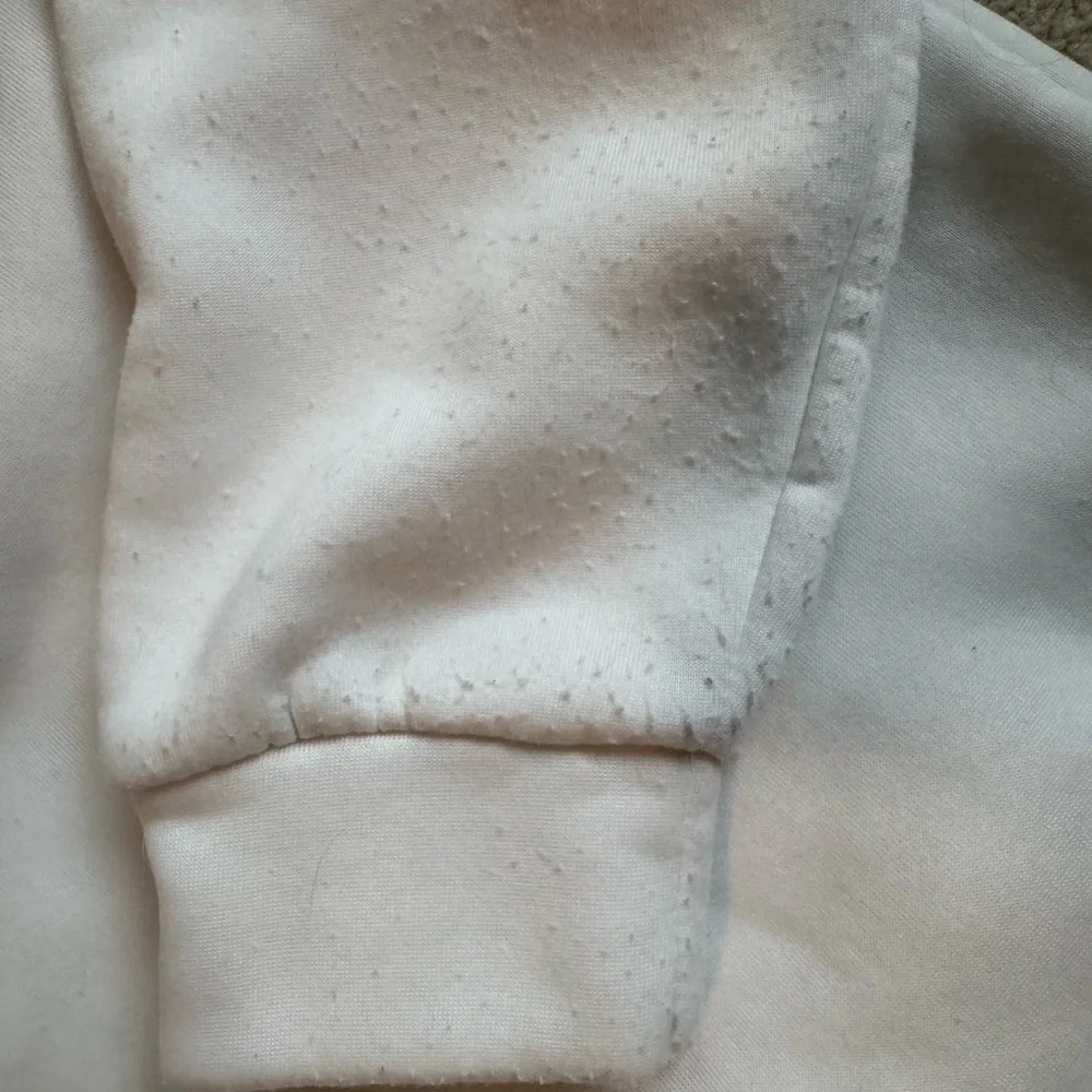 Men’s White 'Brooklyn New York' Sweatshirt Hoodie Size Large